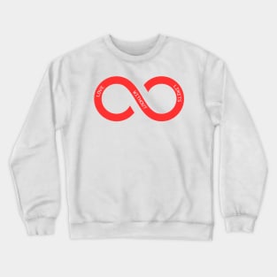 Valentines Day: Love Without Limits Infinity Loop Crewneck Sweatshirt